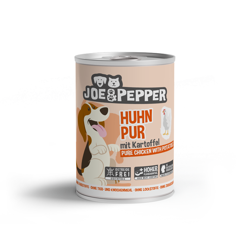 Joe Pepper Hundefutter Huhn Pur